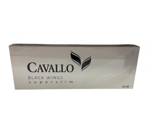 Сигареты CAVALLO Black Wings ( Кавалло Черный Суперслим ) Сигареты CAVALLO Black Wings ( Кавалло Черный Суперслим )