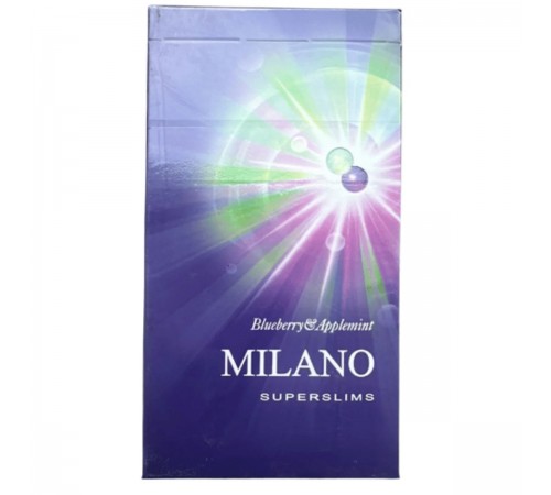 Сигареты Milano Superslim Blueberry Applemint (Милано Суперслим Кнопка Черника-Мята) Сигареты Milano Superslim Blueberry Applemint (Милано Суперслим Кнопка Черника-Мята)