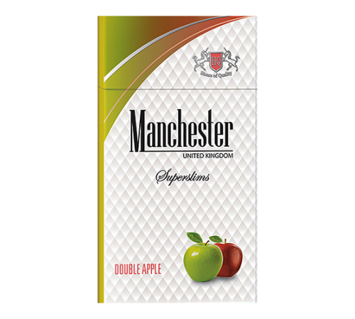 Сигареты Manchester Double Apple Superslims оптом Сигареты Manchester Double Apple Superslims оптом