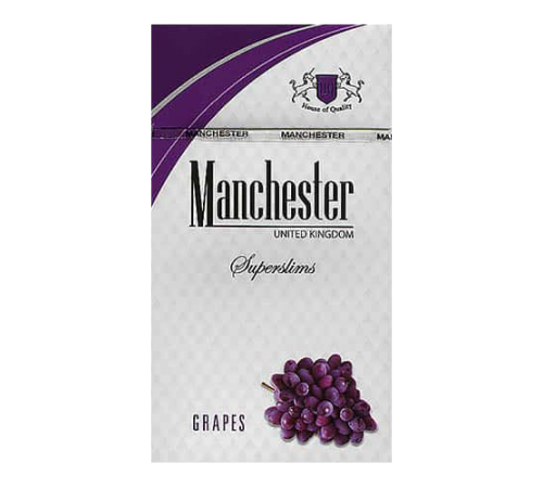 Сигареты Manchester Grapes Superslims оптом Сигареты Manchester Grapes Superslims оптом