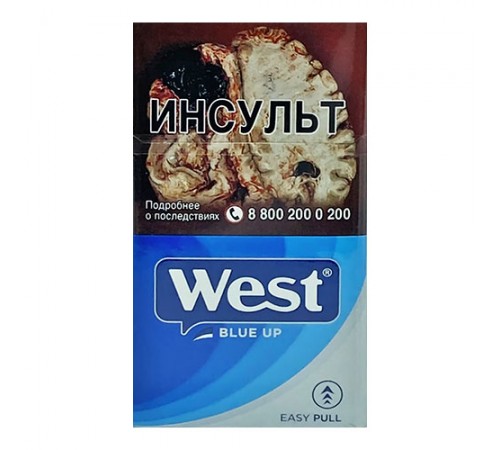Сигареты West Compact Blue Up (Вест Синий) оптом Сигареты West Compact Blue Up (Вест Синий) оптом
