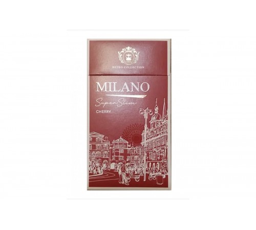 Сигареты Milano Retro Collection Superslims Cherry (Милано Ретро Вишня Суперслимс) оптом Сигареты Milano Retro Collection Superslims Cherry (Милано Ретро Вишня Суперслимс) оптом