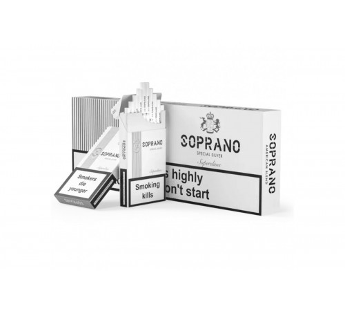 Сигареты Soprano Special Silver Superslims (Сопрано Сильвер Суперслимс) оптом Сигареты Soprano Special Silver Superslims (Сопрано Сильвер Суперслимс) оптом