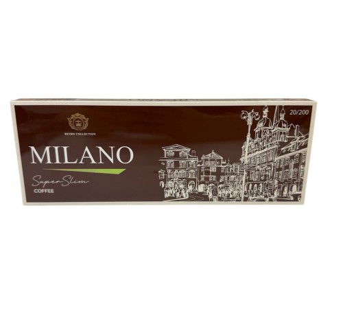 Сигареты Milano Retro Collection Superslim Coffee ( Милано Ретро Кофе Суперслим ) Сигареты Milano Retro Collection Superslim Coffee ( Милано Ретро Кофе Суперслим )