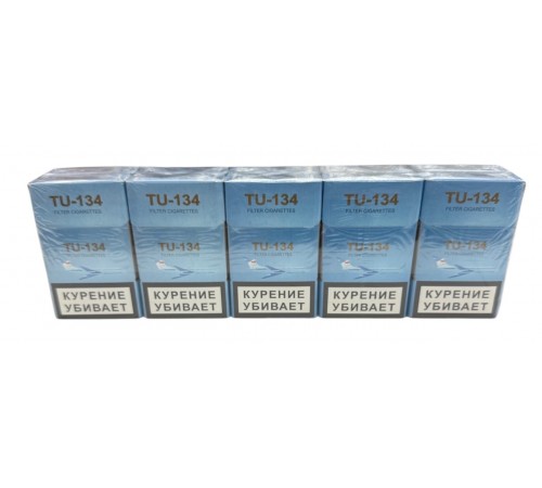 Сигареты ТУ-134 King Size Сигареты ТУ-134 King Size